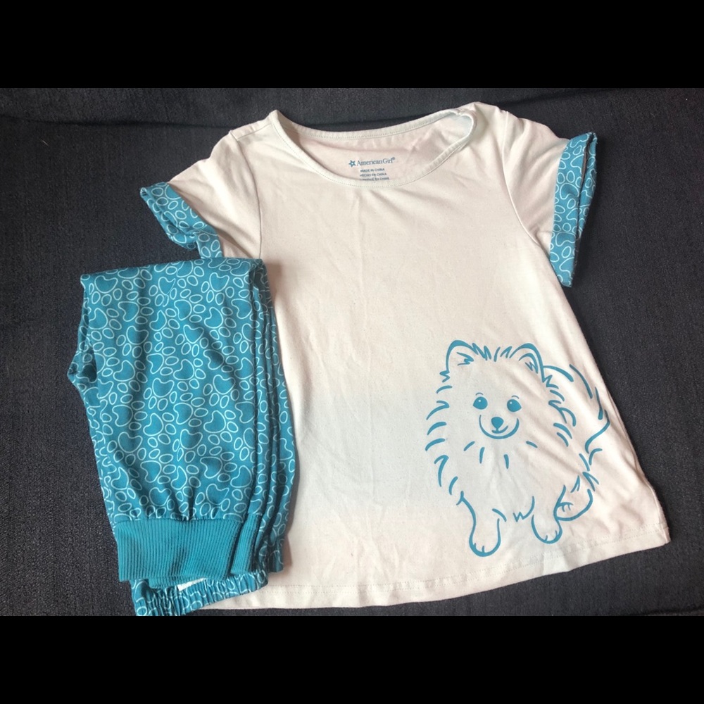 American girl Coconut the dog pajamas for girls